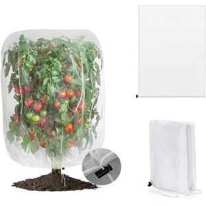 LETNERNY-1 Filet De Jardin Avec Cordon De Serrage, Protection Pour Plantes De Jardin Contre Les O aux, Les Coléoptères, Les Cigales Et Les Insectes, Filet De Jardin Pour Arbres Fruitiers Et Arbustes - Neuf