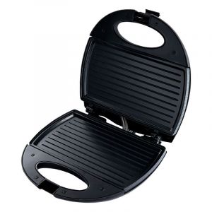 Machine à panini en acier inoxydable, machine à sandwich domestique, grille-pain - 23,5 cm x 22 cm x 8,5 cm - Neuf