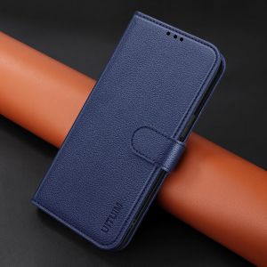 JGD-Coque pour Samsung Galaxy A16 5G/4G Coque Etui Portefeuille Cuir avec 2 Verre Tremp&eacute; Protection &Eacute;cran Porte Carte Rabat Clapet Flip Case &Eacute;tui Cover Housse Etui pour Samsung A16 5G/4G,Bleu - Neuf