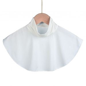 Châle De Protection Solaire Pour Le Cou, Tissu Doux, Lisse Et Brillant, Châle Fin, Protection Uv Multidirectionnelle, Faux Col-Blanc - Neuf