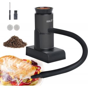 Ulteronixshop-Smoke Gun, Portable Fumeurs Cocktail Fum&eacute; Rempli de Copeaux de Bois, Nourriture Cuisine Viande Smoker Saumon Cocktail Fromage Barbecue, Parfait Cadeau Gourmand - Neuf