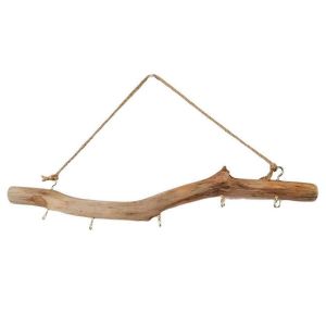 Crochet En Bois Flotté Crochet Décor Vintage Fournitures Facile À Utiliser Branche Cintre Support Pour Entrée Spetit - Neuf