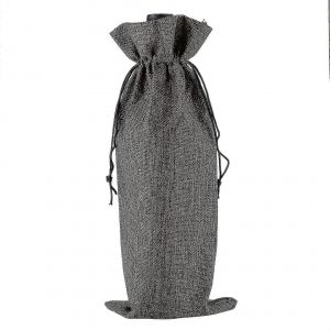 20/10pcs De Jute Toile De Jute De Vin Sacs De Cordon, Tissu Hessois Bouteille Les Sacs-Cadeaux Pour Les Aveugles Go&ucirc;t D'halloween Pa - Neuf