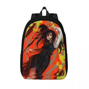 Sac à dos décontracté en toile avec motif de tronçonneuse pour homme et femme, ideal pour l'extérieur, le lycée ou les affaires - Neuf