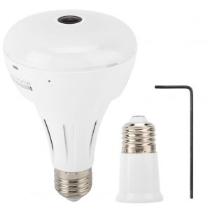Camera panoramique Fisheye a 360¡ã avec ampoule LED 1,3 MP/3 MP, camescope de securite mobile sans fil Wi-Fi (1,3 MP) - Neuf