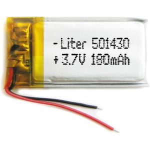 Mdy-Batterie 501430 Lipo 3.7v 180mah 0.666wh 1s 5c Liter Energy Battery Pour L'électronique Rechargeable Téléphone Portable Smartwatch Gps - Ne Convient Pas À La Radiocommande 32x14x5mm (180mah|50143 - Neuf