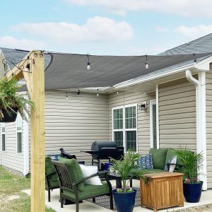 Sept-Voile D'ombrage Rectangulaire 2x4m Hdpe Respirant Toile Ombrage Une Protection Des Rayons Uv Pour Patio Jardin, Terrasse,Extérieur,Balcon, Gris Anthracite - Neuf