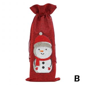 Forets sp&eacute;cial Bouteille de Vin Couvre Kit pour la Table de No&euml;l D&eacute;c - Neuf