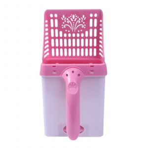 Hjlian Pelle A Litiere Pour Chat Integree Transfrontaliere, Ramasseur De Matieres Fecales Amovible, Poubelle, Pelle, Ensemble En Plastique - Neuf