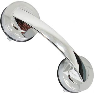 ChenQuanSarl-Poignée De Porte À Ventouse, Réfrigérateur Poignée De Porte De Salle De Bain,Bec De Cane,Solide Et Exquis,Parfait Pour Salle De Bain (Argent) - Neuf