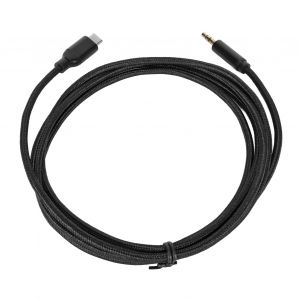 Cable audio USB C vers 3,5 mm, stereo HiFi, Plug and Play, tresse, type C vers aUX male, pour telephone de voiture PS5, 2 m - Neuf