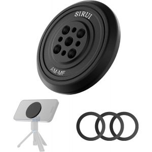 LORANKA-Adaptateur Magn&eacute;tique pour Tr&eacute;pied de T&eacute;l&eacute;phone avec 3 Anneaux Adh&eacute;sifs Compatible avec MagSafe pour IPhone 15, 14, 13, et 12 Series, Support Magn&eacute;tique de T&eacute;l&eacute;phone pour Tr&eacute;pied, Selfie Stic - Neuf