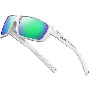Lunettes De Soleil Polarisées Pour Homme - Protection Uv - Tr90 - Pour Le Sport, La Pêche, La Conduite - Neuf