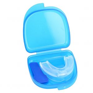 Protege-Dents Bleu Transparent Durable Pour Accessoires De Boxe - Neuf