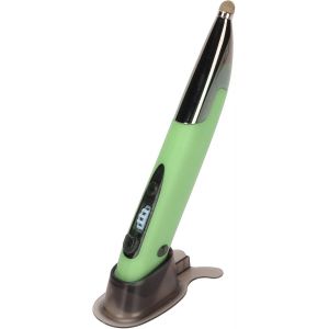 Souris Stylo Optique de Poche sans Fil,Bluetooth 2.4G sans Fil 2 en 1 Souris Stylo Numérique Rechargeable Lumineuse Rétroéclairée Souris Ergonomique Silencieuse pour PC Ordinateur Portable(Vert) - Neuf