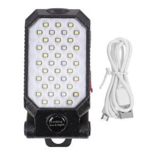 Lampe De Travail Led Rechargeable - Lampe D'inspection Durable Pour Le Camping, L'extérieur Et Les Situations D'urgence - Éclairage Compact Et Puissant - Neuf