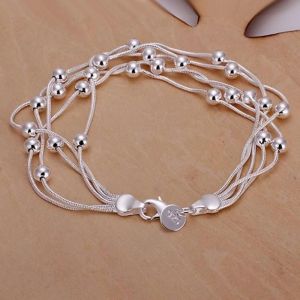 Bracelet Mode En Plaqué Argent 925-Bijoux Élégants By - Neuf
