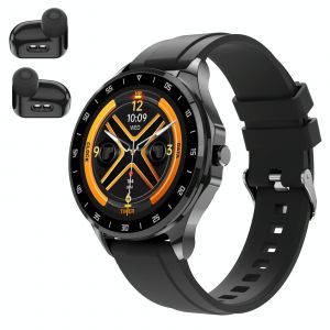 Montre Connect&eacute;e Sport &Eacute;tanche Ip67 &Eacute;couteurs Bluetooth Int&eacute;gr&eacute;s &Eacute;cran Amoled Noir Yonis - Neuf