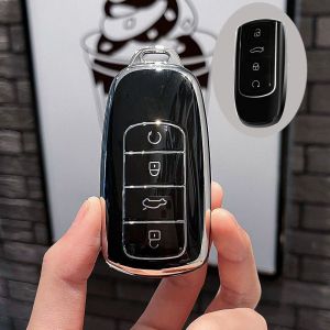 Étui pour clé de voiture en TPU,à la mode,pour Chery Tiggo 8 Pro Tiggo 8plus New 5 Plus 7pro Omoda 5,coque de protection pour clé de voiture,accessoires Fob - Type Black - Neuf