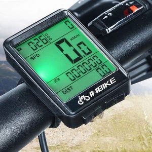 Compteur De Vitesse Lcd Sans Fil Pour Vélo - Odomètre Multifonction Étanche Avec Rétroéclairage, Réveil Automatique Et Mesure Précise De La Vitesse - Neuf