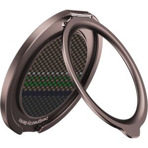 SJZG-Anneau T&eacute;l&eacute;phone Magn&eacute;tique Pour Magsafe - Support Et Grip 2-En-1, Rotation 360&deg;, Support 180&deg;, Kevlar Anneau Avec Sangle, Poign&eacute;e Ergonomique Pour Iphone 16/15/14/13/12 - Prestige - Neuf