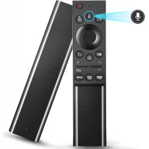 T&eacute;l&eacute;commande Vocale De Rechange Pour Smart Tv Samsung,Compatible Avec Les T&eacute;l&eacute;viseurs Samsung 2018-2023 &Agrave; Cadre Incurv&eacute; Qled Lcd Avec Fonction Vocale - Neuf