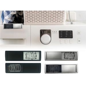 Panneau magn&eacute;tique &laquo; Propre/Sale &raquo; pour lave-vaisselle - Lot de 2 - Neuf