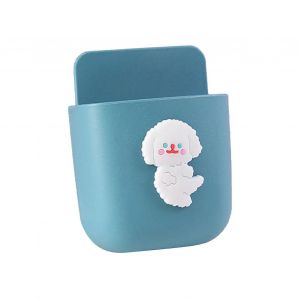 Boîte de rangement murale Cartoon - Organisateur de téléphone et décoration de la maison (motif chien bleu) - Neuf