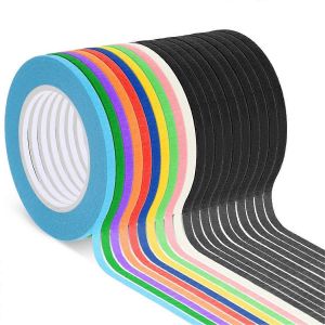 20 rouleaux 1/8 pouce ligne de ruban pour tableau blanc,ruban graphique,ruban à rayures - Neuf