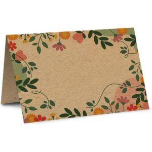 LETNERNY-Marque Place Mariage, Décoration Mariage Et Baptême, 50 Pièces A7, Idéal Pour Deco Mariage Et Marque Place, Pour Un Mariage Élégant Et Raffiné - Neuf