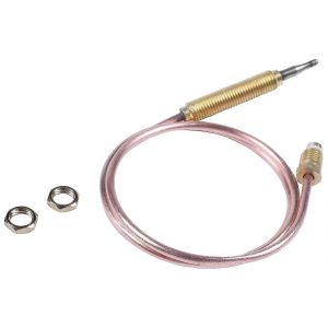 M8x1 Tête Et Écrous Foyer À Gaz Et Cheminée Thermocouple Universel 600mm - Neuf