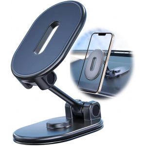 Support T&eacute;l&eacute;phone Voiture, Support de T&eacute;l&eacute;phone Magn&eacute;tique de Voiture, Support de T&eacute;l&eacute;phone de Voiture Pivotant &agrave; 360 &deg;, Compatible avec Les Smartphones Tels Que l'iPhone,Xiaomi,Huawei - Neuf