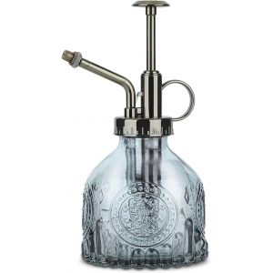 KALANKA-Verre Plantes Vaporisateur D'arrosage, 200ml Rétro avec Pompe Supérieure Arrosoir, Une Main Darrosage Pulvérisateur Brumisateur pour Jardinage Plantes, Jardin, Nettoyage, L'alcool-Gris - Neuf