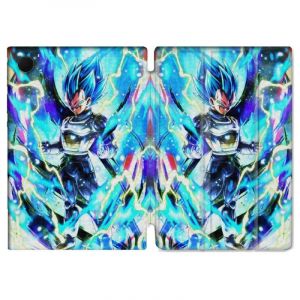 Housse Smart Cover Pour Samsung Galaxy Tab A9 Plus Manga Dragon Ball Vegeta Bleu - Neuf