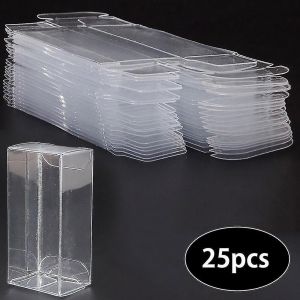 Paquet de 25 boîtes d'affichage de voitures jouets en PVC - Transparent et étanche à la poussière - Idéal pour les voitures Hot Wheels,Tomica et Matchbox 1/64 - Organisez et présentez votre coll - Neuf