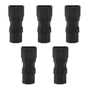 adaptateur d'alimentation convertisseur IEC320 C14 vers IEC320 C15, 5 pieces, pour chassis PDU, prise UPS pour ordinateur portable - Neuf