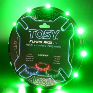 Mdy-Anneau Volant 12 Led, Lumineux, Mode Perdu, Allumage Automatique, Sûr Et Doux, Étanche, Frisbee Léger, Cadeau D'anniversaire, De Camping Pour Garçon/Fille/Enfant - Neuf