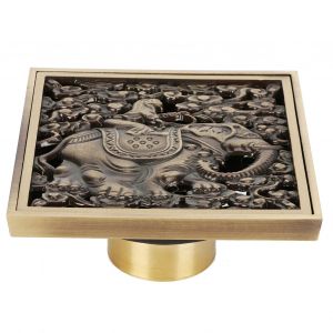 Hjlian Kit De Drainage De Douche En Cuivre Antique Pour Cuisine, Salle De Bain, Toilettes, Hotel - Neuf