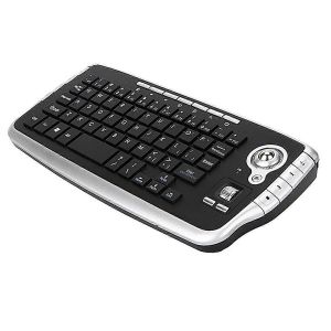 Clavier sans fil 2,4 GHz avec t&eacute;l&eacute;commande de molette de d&eacute;filement de souris Trackball pour Android TV BOX Smart T - Neuf