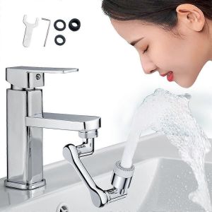 Rallonge de robinet pivotante &agrave; 1080 degr&eacute;s,a&eacute;rateur de robinet universel,accessoires de cuisine et de salle de bain - Neuf