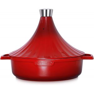 Subzonal-Tajine Marocain En Aluminium 28 Cm Avec Couvercle Auto-Arrosant &iquest; Plat &Agrave; Tajine Pour Cuisson Lente Tous Feux Induction 4,2 L Antiadh&eacute;sif Sans Pfoa Passe Au Four - Neuf