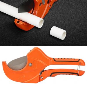 Coupe-tube portable pour tuyaux en plastique, polyethylene, PPR/PVC, tuyau de gaz, tuyau d'eau, lame en acier (pc-336) - Neuf