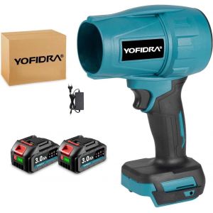 Yofidra Souffleurs de Feuilles, 576 km/h, Souffleur de Feuilles sans Fill avec 2 Batteries de 3,0 Ah, 28 000 TR/Min, Souffleur Électrique pour Bulles de Feuilles,Voitures, Feuilles, Neige, Poussière - Neuf