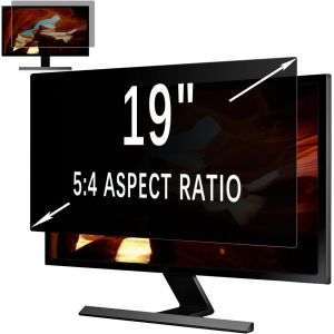 FIFT-Film De Confidentialité Amovible Pour Ordinateur 19 Pour Écran 5:4,Privacy Anti Espion Filtre,Anti-Lumière Bleu Film De Protection Pour Écran D` Ordinateur & Moniteur 19"" 5:4 - Neuf