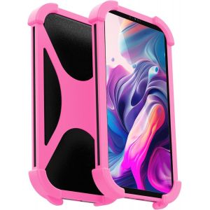 Protection Tablette 7 Pouces Enfant Silicone Universel Compatible Avec Tous Les Modeles De Tablettes 7" Antiderapant Resistant Protection Contre Les Chocs (Rose)[Coq9129852] - Neuf