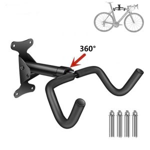 Garage à vélos pour montage Mural Pivotant support à Vélos, d'Économiser de l'Espace Vertical, support pour Vélo, Vélo de Montagne Rack Mural Vélo Crochet, Vertical Pince porte-Vélos - Neuf