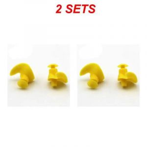 Euty-Bouchons D'oreille En Silicone Souple Et Étanche Pour Sports Aquatiques,Accessoires De Natation,Portable,Anti-Poussière,Avec Boîte-C 2pair - Neuf