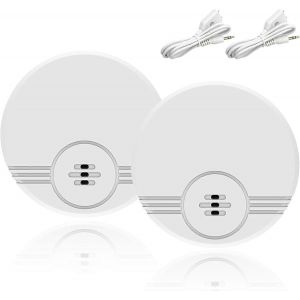 Lot De 2 D&eacute;tecteurs D'eau Alarme D'eau Capteur D'eau D&eacute;tecteur D'eau 135 Db Moniteur D'eau Alarme D'eau Pour Sous-Sols Salles De Bains Buanderie Kitch - Neuf