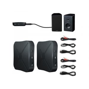 Adaptateur &Eacute;metteur-R&eacute;cepteur Audio Sans Fil Bluetooth 5.0 Pour T&eacute;l&eacute;viseur Et Pc - Lot De 2 - Neuf
