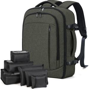 Bagage Ca E 45X36X20 Easyjet Sac A Dos Voyage | Val Ca E Homme Femme-Sac 40X20X25 Ryanair Avec 6 Sacs D'Organisation-Voyage D'Affaires L'École Vacances - Neuf